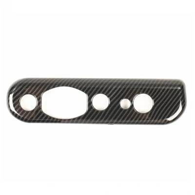 Abbildung von Interieurleisten Zubehör Für Ford Bronco 2021 2022 Hinten Stamm Lock Panel Abdeckung Trim Dekoration Innen (ABS Carbon Faser) Auto Innenbereich
