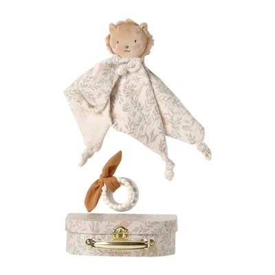 Abbildung von Vertbaudet Baby Geschenkbox: Schmusetuch &amp; Rassel Babylon grün