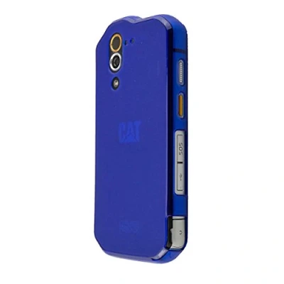 Abbildung von caseroxx TPU Hülle für Cat S60, Tasche mit und ohne Displayfolie (TPU Hülle, dunkelblau)