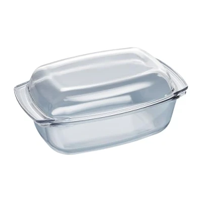 Abbildung von SIEMENS Auflaufform HZ915003 Glasbräter Pfanne 5,4 Liter 2 teilig transparent