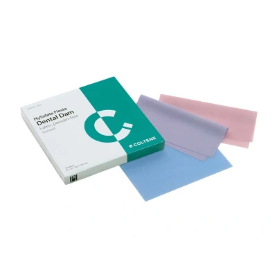 Abbildung von HySolate Fiesta Latex Dental Dam sortiert mittel 152x152mm 36er 36 Kofferdam