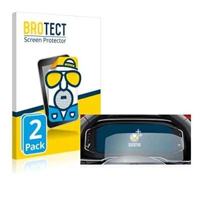 Abbildung von BROTECT Entspiegelungs Schutzfolie für Volkswagen Tiguan 2021 Digital Cockpit Pro (2 Stück) Matte Displayschutz Folie, Anti Reflex, Fingerprint