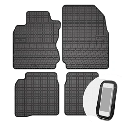 Abbildung von Gummimatten Auto Fußmatten Gummi Automatten Passgenau 4 teilig Set passend für Nissan Note 2006 2018