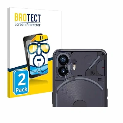 Abbildung von BROTECT (2 Stück Schutzfolie für Nothing Phone (2) (NUR Kameraschutz) Displayschutz Folie Ultra Klar