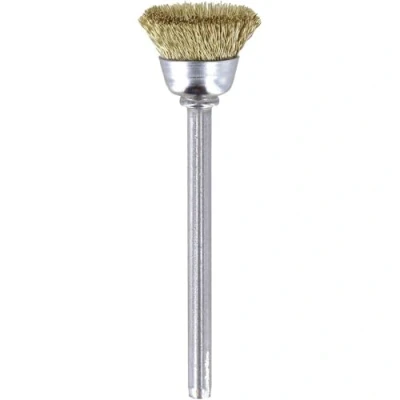 Abbildung von Dremel 26150536JA, Topfbürste, 3,2 mm, 1,3 cm, Messing, Kupfer, 15000 RPM, Metall