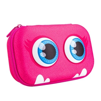 Abbildung von ZIPIT Beast Federmäppchen für Mädchen Großes Mäppchen die Schule Etui Kinder mit Organizer Federmappe Rosa