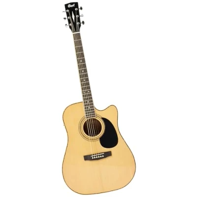 Abbildung von CORT AD880 NATURAL GLOSS + TASCHE Elektroakustische Gitarren Folk Elektro Akustik