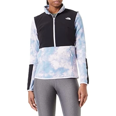 Abbildung von THE NORTH FACE Diablo Sweatshirt Lavender Fog Glacier Dye Print TNF Black M