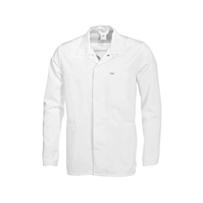 Abbildung von BP 1670 500 21 4XLn Unisex Jacke, 1/1 Ärmel mit verstellbarem Schlitz an der Manschette, 210,00 g/m² Stoffmischung, weiß,
