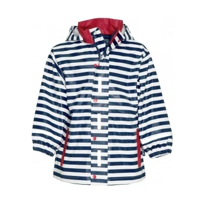 Abbildung von Playshoes Regenjacke dunkelblau/weiß gestreift