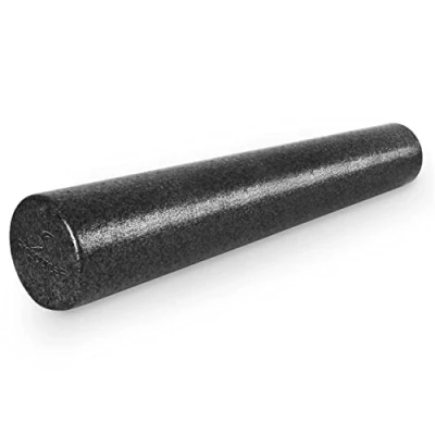 Abbildung von ProsourceFit High Density Foam Rollers 36 inches long, Firm Full Body Athletic Massage Tool for Back Stretching, Yoga, Pilates, Post Workout Muscle Recuperation, Black