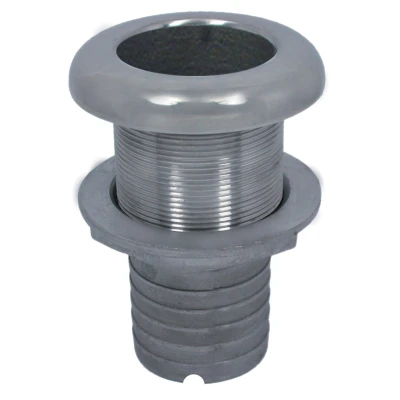 Abbildung von Borddurchlass mit Schlauchanschluss für Schlauch 19 mm (3/4&quot;) Edelstahl 316 (A4)