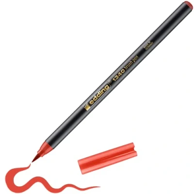 Abbildung von 10 x edding Pinselmaler 1340 Brushpen Strichstärke variabel rot