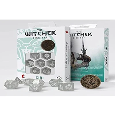 Abbildung von Q Workshop QWOWCI4P The Witcher Dice Set: Ciri Lady of Space and Time (7)