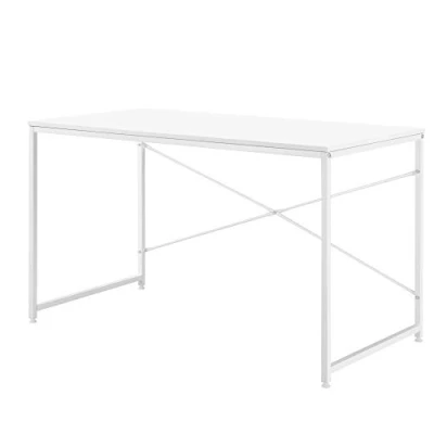 Abbildung von en.casa Schreibtisch, »Røros« Computertisch 120x60cm Weiß