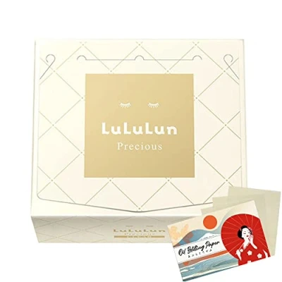 Abbildung von Lululun Precios Facial Sheet Mask White Clear 32 sheets Blotting Paper Set