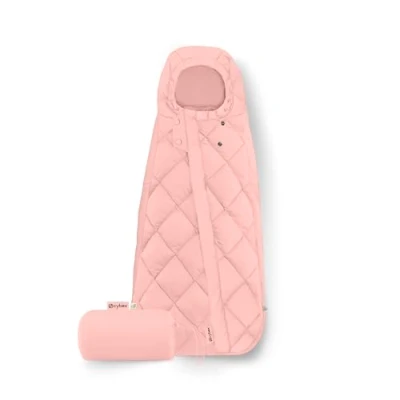 Abbildung von CYBEX Gold Fußsack Snøgga Mini 2, Für Babyschalen, Ab Geburt bis ca. 24 Monate, TOG 4, Warme Füllung, Candy Pink (Rosa)