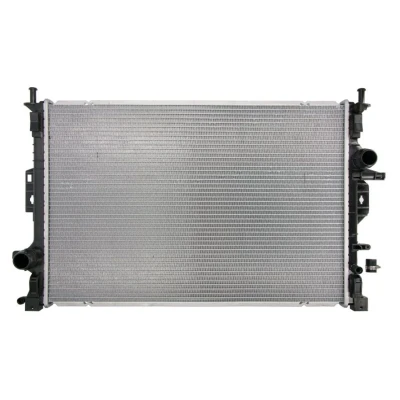 Abbildung von THERMOTEC D7G030TT Kühler, Motorkühlung 670 449 26 Schaltgetriebe, Automatikgetriebe Kühlrippen gelötet VOLVO: S80 II, V70 2, XC60 I, FORD: FOCUS 3