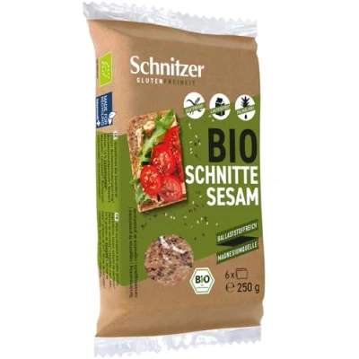 Abbildung von Schnitzer Sesambrot Glutenfrei Bio (250 Gr) Reform Lebensmittel