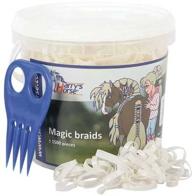 Abbildung von Harry&#039;s Horse Magie zu flechtenn, Topf One Size Weiss