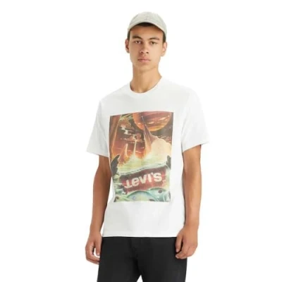 Abbildung von Levi&#039;s Herren SS Relaxed FIT Tee Blues, Levi Waterfall White+, XL