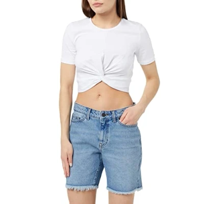 Abbildung von Noisy may Jeansshorts Smiley (1 tlg) Fransen
