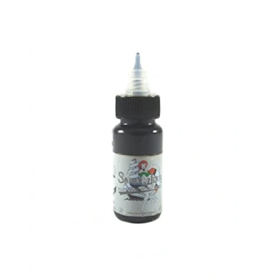 Abbildung von Sailor Jerry Tattoofarbe Magic Schwarz 30ml. REACH konform
