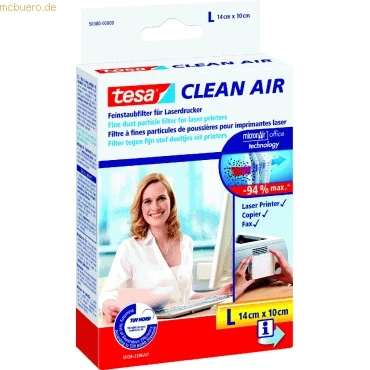 Abbildung von Tesa Feinstaubfilter Clean Air Größe L 140x100mm