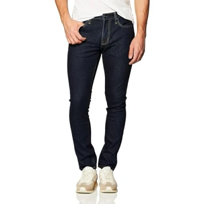 Abbildung von Amazon Essentials Herren Stretchjeans, Skinny Passform, Leicht Ausgespült, 36W / 33L