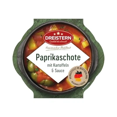 Abbildung von Dreistern Eine Paprikaschote mit Kartoffeln, 400 g