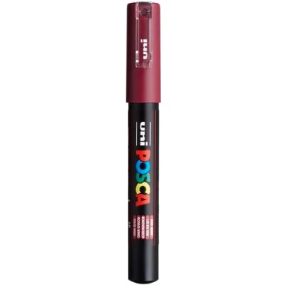Abbildung von Uni Ball Fasermaler Posca PC 1MC 0,7 weinrot