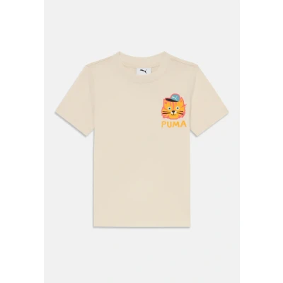 Abbildung von Puma Moody Cat Graphic T Shirt I Kinder Mit Print Alpine Snow Größe: 4 5Y