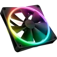 Abbildung von NZXT F140 RGB Duo 140mm doppelseitiger Lüfter 20 einzeln adressierbare LED ausgeglichener Airflow und statischer Druck Fluiddynamisches Lager Schwarz