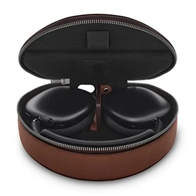 Abbildung von Woolnut Leder Hülle Case für AirPods Max Cognac Braun