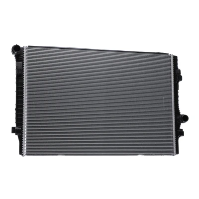Abbildung von VALEO 735548 Kühler, Motorkühlung Aluminium 650 449 34 Kühlrippen gelötet VOLKSWAGEN: Golf 7 Schrägheck, Variant, Passat B8 Variant kfzteile,