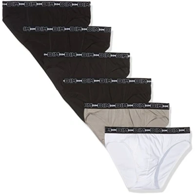 Abbildung von Dim Slip Baumwolle Stretch Atmungsaktiv Multipack Herren x6, Multicolor, XL