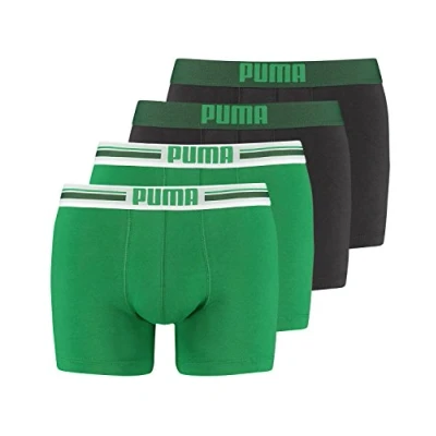 Abbildung von Puma Placed LOGO 2 PACK Panties, Herren, Größe: Large, Green/black
