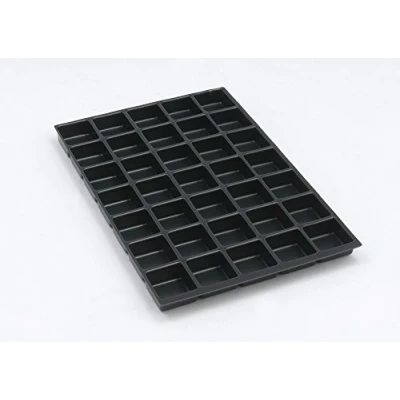 Abbildung von BISLEY MultiDrawer Schubladeneinsatz A4 35 Fächer für alle DIN Schubladen, Metall, 800 Kunststoff, 36.5 x 23.7 5 cm