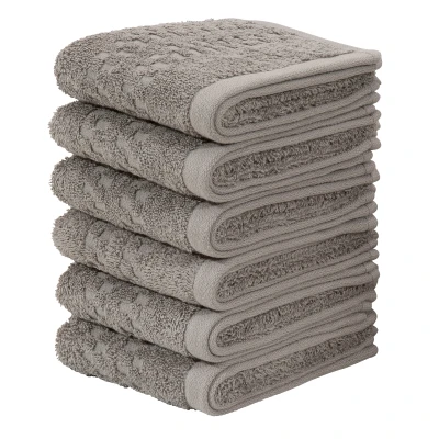 Abbildung von Home affaire Handtuch Set &quot;Regona, Gästehandtücher (30x50cm), flauschig und weich, 500 gr/m²&quot;, (Set, 6 St., Gästetücher (30x50 cm), Premium Handtücher mit Bordüre, Set, 100% Baumwolle