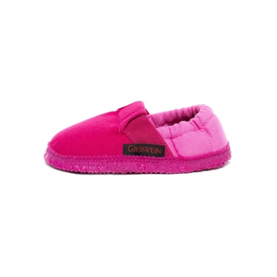 Abbildung von Giesswein Aichach Hausschuh für Kinder, Größe: 23, Pink Schuhe