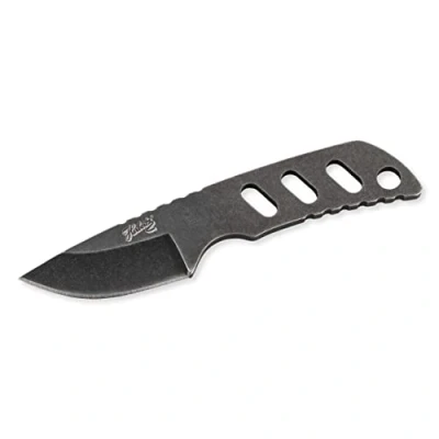 Abbildung von Herbertz Neck Knife, AISI 420 Stahl, rostfrei, Hartplastikscheide, Fangriemenöse, robustes Outdoor Messer &amp; Jagdmesser, Survivalmesser mit feststehender Klinge