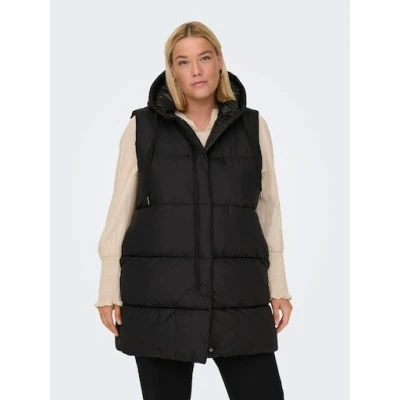 Abbildung von ONLY Carmakoma Carnew ASTA Puffer Waistcoat Weste, Damen, Größe: L 50/52, Black