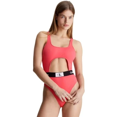 Abbildung von Calvin Klein Damen Badeanzug One Piece Cut Out