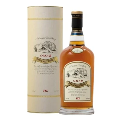 Abbildung von Nantou Distillery Omar Single Malt Whisky Sherry Type mit Geschenkverpackung (1 x 0.7 l)