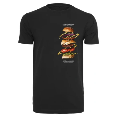 Abbildung von Mister Tee A Burger Tshirt print, Herren, Größe: 3XL, Black
