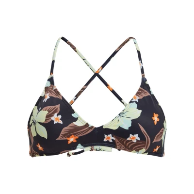Abbildung von Roxy Beach Classics Strappy Bikinitop, Damen, Größe: XXL, Anthracite