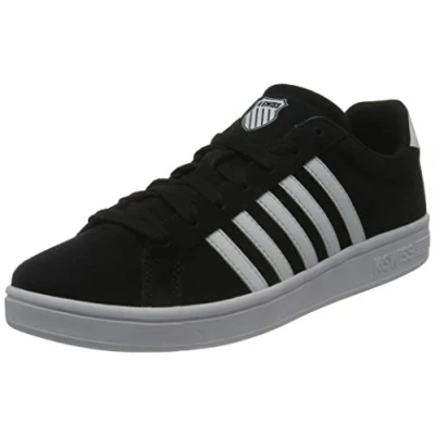 Abbildung von K SWISS Court Tiebreak Sneaker low, Herren, Größe: 44, Black/white Schuhe
