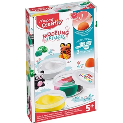 Abbildung von Maped CREATIV Nachfüll Töppfchen mit lufthärtender Modelliermasse für MODELING FRIENDS
