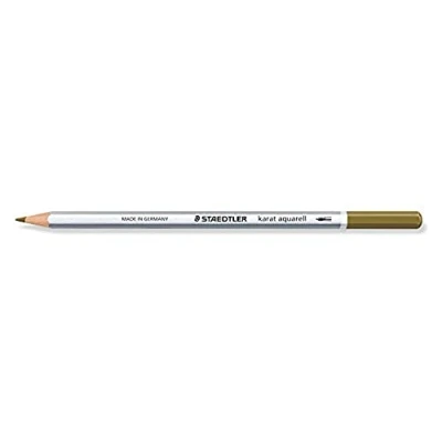 Abbildung von Staedtler 125 19 karat aquarell Farbstift, wasservermalbar, 6 Stück im Kartonetui, dunkelocker