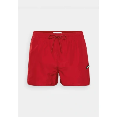 Abbildung von Calvin Klein Swimwear Essentials PLUS Short Runner Badeshorts, Herren, Größe: Small, Quaint berry
